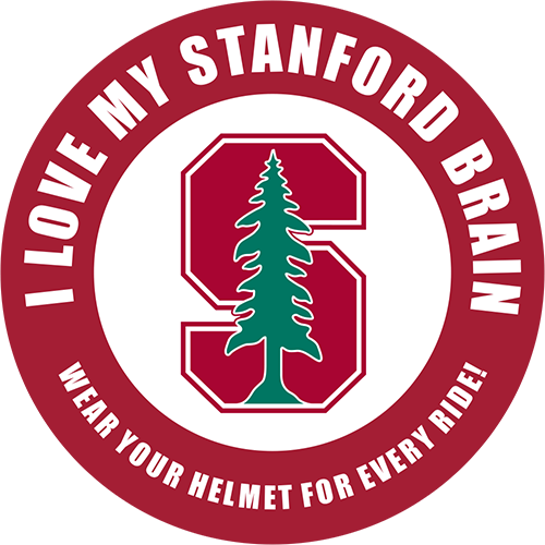 I Love My Stanford Brain graphic seal