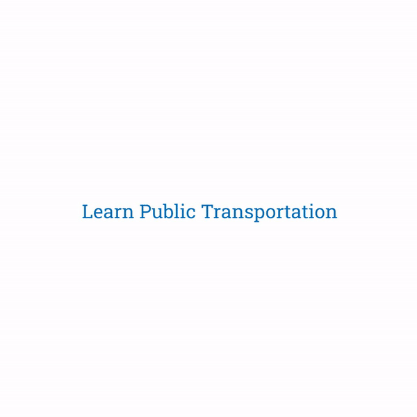 Transportation Goals Word Cloud