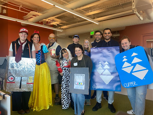 photo of Stanford Transportation team's Halloween costumes