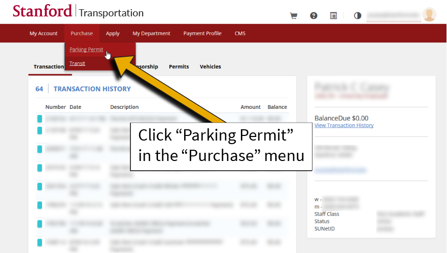 How to Order a Daily Parking Permit - Step 2
