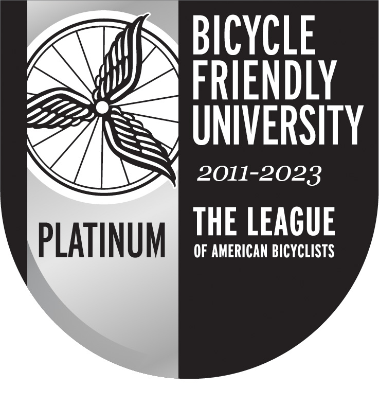 Bicycle Friendly University Platinum seal