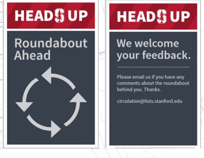 Heads Up Sign
