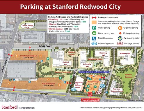 SRWC Parking Map
