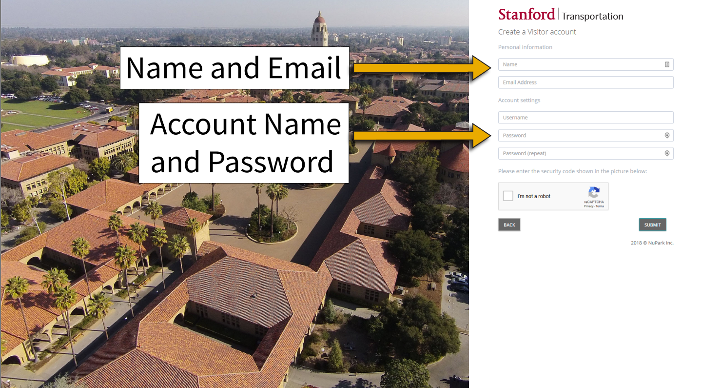 Stanford Visitors:  How to Sign In to the NuPark Portal -5