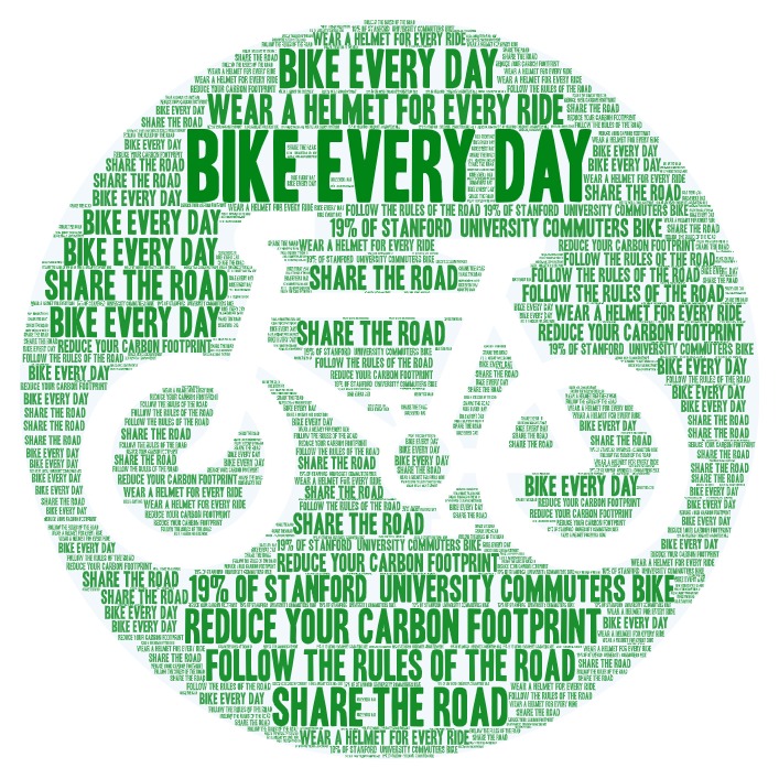 Bike every day graphic