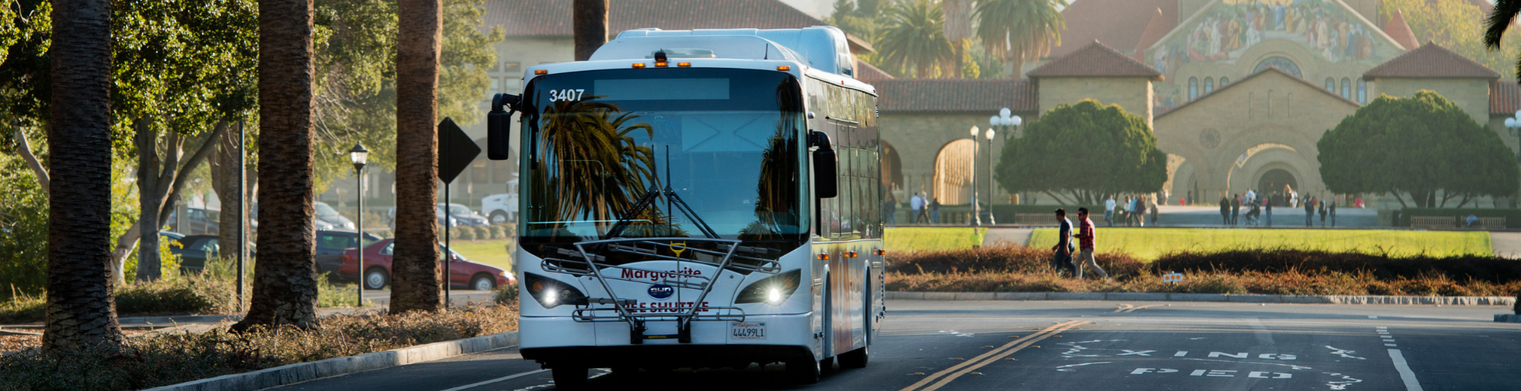 Marguerite Shuttle Bus - Stanford Campus - Palm Drive