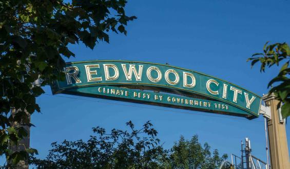 Redwood City sign
