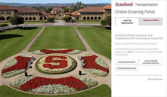 Order Parking Permit - Virtual Portal - Stanford University Parking