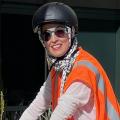 Aisha Wahab bikes to work at SRWC
